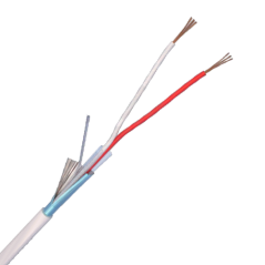 Cablu de alarma 2 fire ecranate, cupru integral, 100m 2CUEF - 1