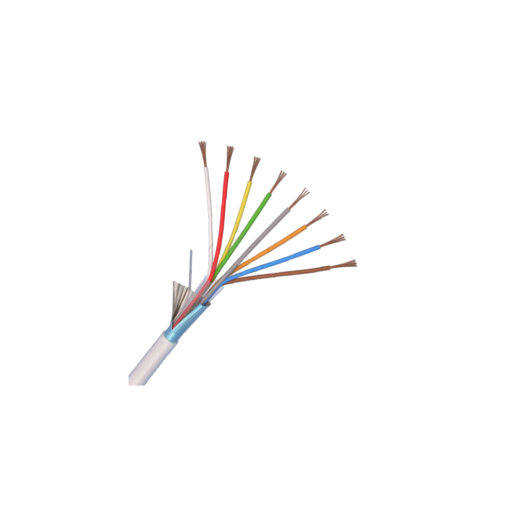 Cablu de alarma 8 fire ecranate, cupru integral, 100m 8CUEF - 1