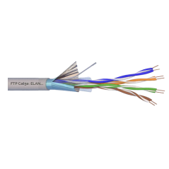 Cablu FTP, cat 5E, CUPRU 100%, 305m ELN-FTP-5E-CU - 1