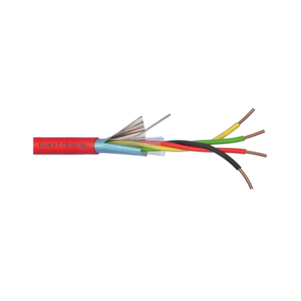 Cablu de incendiu 2x2x0.8mm, ecranat, 100m ELN-2x2x08 - 1