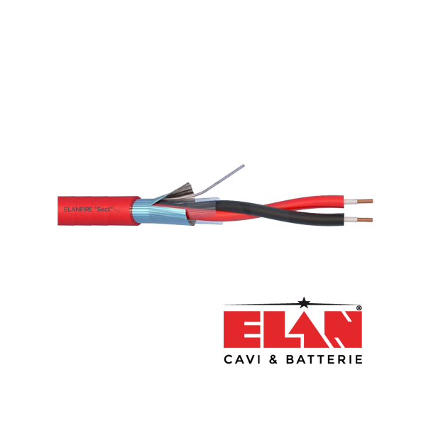 Cablu de incendiu E120 - 1x2x0.8mm, 100m ELN120-1x2x08 - 1