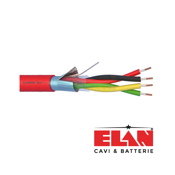 Cablu de incendiu E120 - 2x2x0.8mm, 100m ELN120-2x2x08 - 1