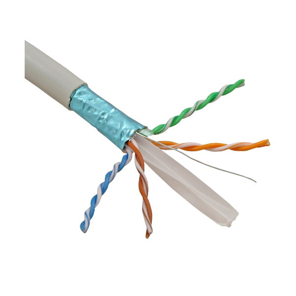 Cablu FTP, cat 6, CUPRU 100%, manta LSZH 305m  - ELAN ELN-FTP-6-CU - 1
