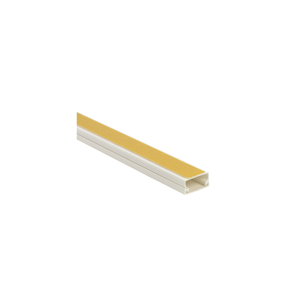 Canal cablu 20x10 mm cu adeziv, 2m - DLX PVCA-206-10 - 1