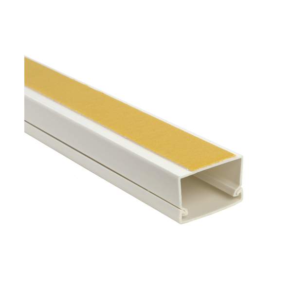Canal cablu 40x25 mm cu adeziv, 2m - DLX PVCA-406-25 - 1