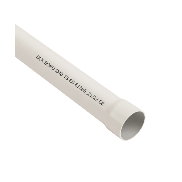 Tub PVC MUFAT D25, 750N, Halogen free, 3m - DLX TRP-805-25 - 1