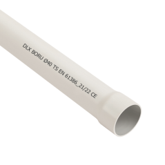 Tub PVC MUFAT D25, 750N, Halogen free, 3m - DLX TRP-805-25 - 1