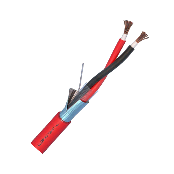 Cablu de incendiu E120 - 1x2x1.0mm, 100m - ELAN ELN120-1x2x1.0 - 1
