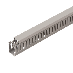 Canal cablu perforat 25x40 mm, cu capac, 2m - DLX PVCP-257-40 - 1