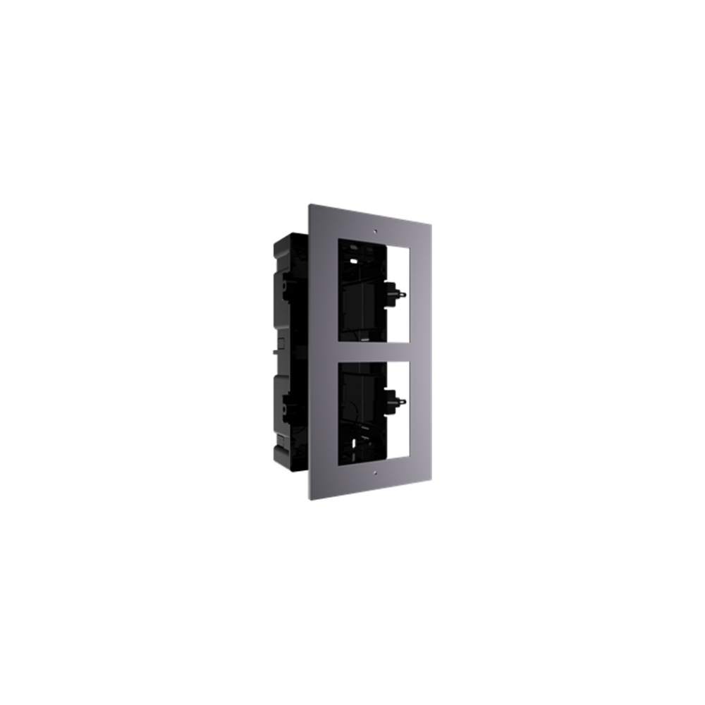 Rama montaj ingropat, 2 module, pentru Interfon modular - HIKVISION DS-KD-ACF2 - 1