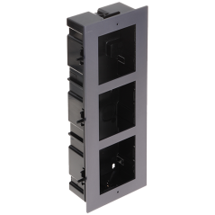 Rama montaj ingropat, 3 module, pentru Interfon modular - HIKVISION DS-KD-ACF3 - 1
