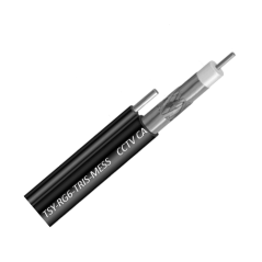 Cablu Coaxial RG6 TRISHIELD autoportant, 305m, negru TSY-RG6-TRIS-MESS - 1