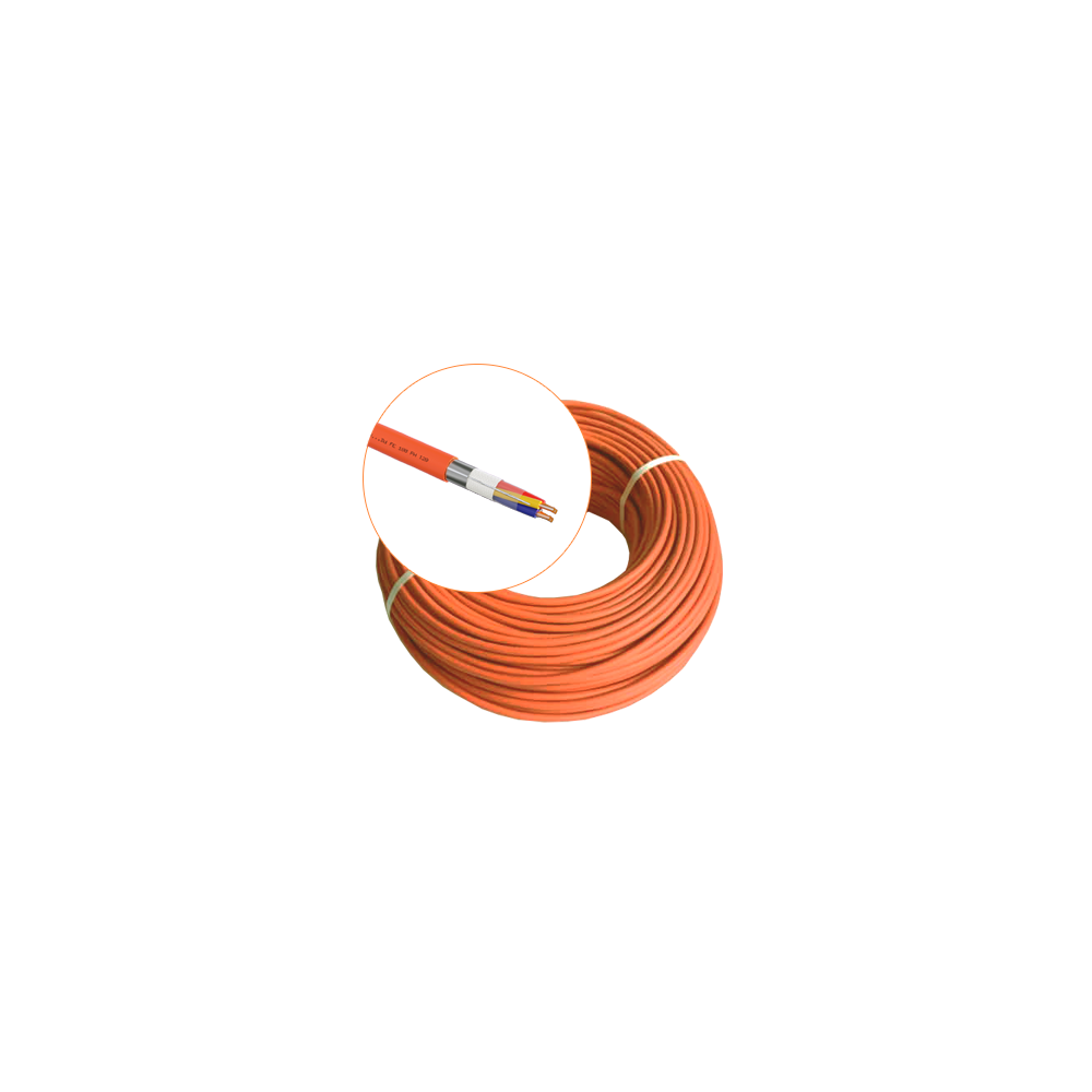 Cablu incendiu JE-H(St)H FE 180 E30/E90, 2x2x08 ecranat, 100m - EuroClass  MEK90-2x2x08 - 1