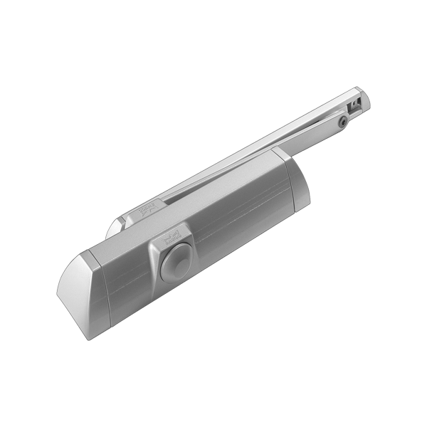 Amortizor hidraulic cu brat glisant, argintiu - DORMA TS90-IMPULSE-SILVER - 1