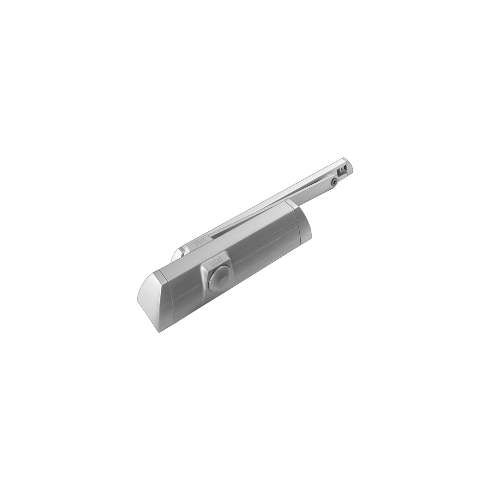 Amortizor hidraulic cu brat glisant, argintiu - DORMA TS90-IMPULSE-SILVER - 1