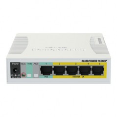 Smart Switch 5 x Gigabit (4 x PoE), 1 x SFP - Mikrotik CSS106-1G-4P-1S - 1