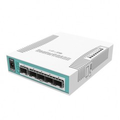 Smart Switch, 5 x SFP, 1 x Combo port SFP/Gigabit - Mikrotik CRS106-1C-5S - 1