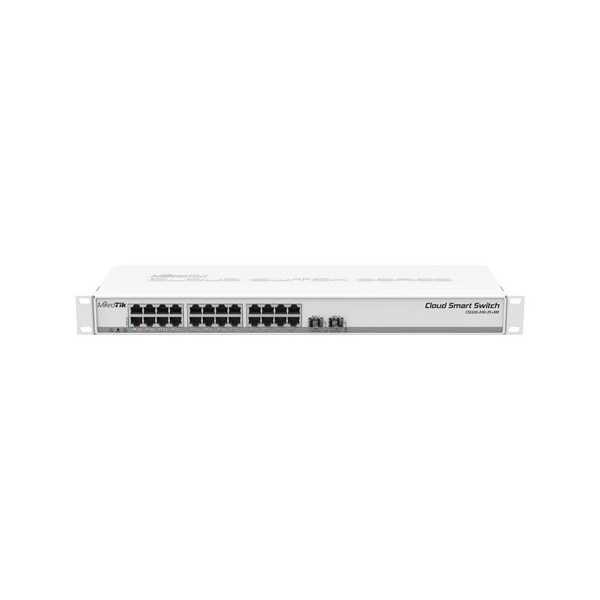 Smart Management Switch, 24 x Gigabit, 2 x SFP+ 10Gbps - Mikrotik CSS326-24G-2S+RM - 1