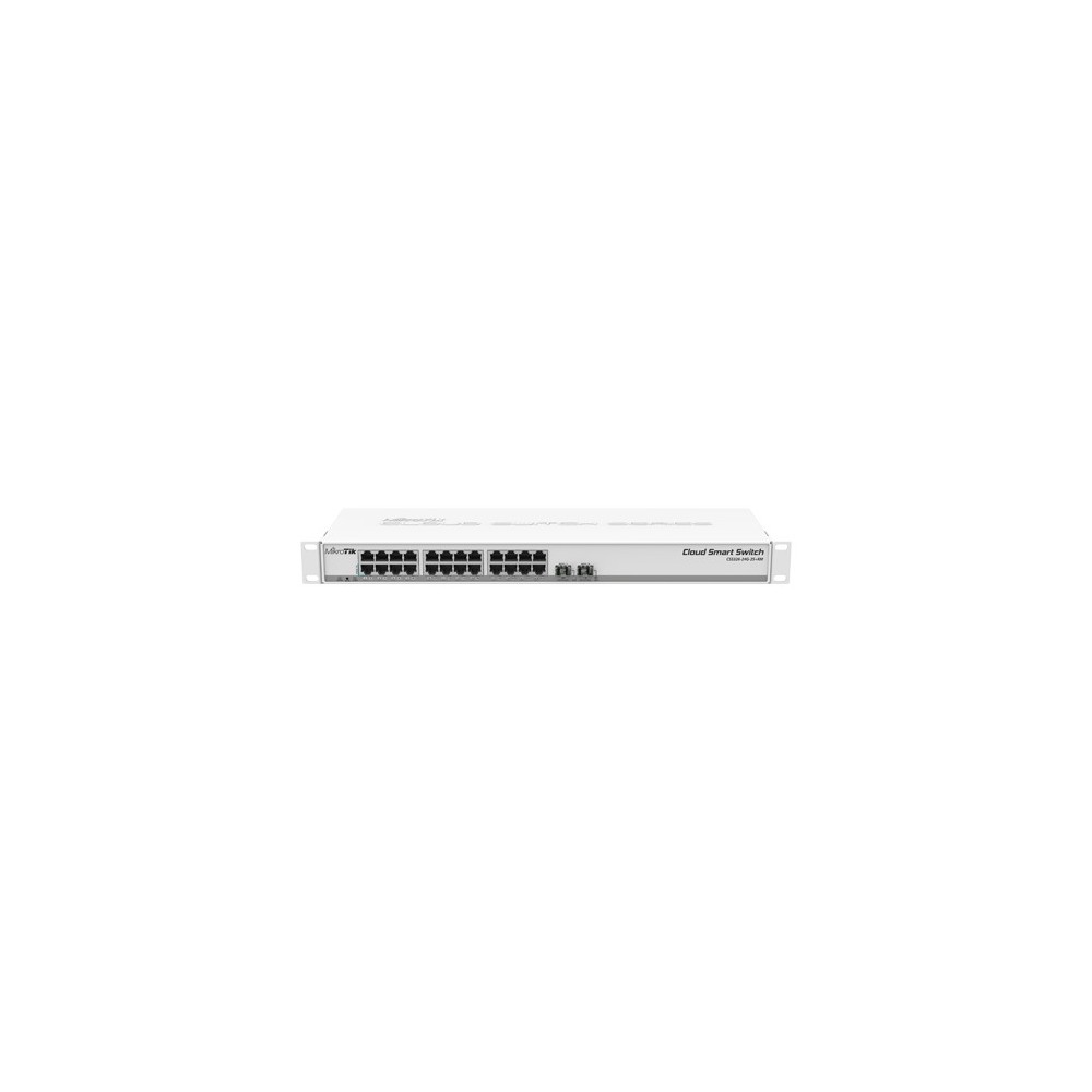 Smart Management Switch, 24 x Gigabit, 2 x SFP+ 10Gbps - Mikrotik CSS326-24G-2S+RM - 1