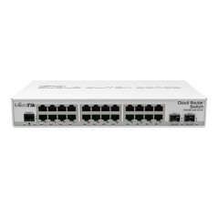 Management Switch 24 x Gigabit, 2 x SFP+ - Mikrotik CRS326-24G-2S+IN - 1