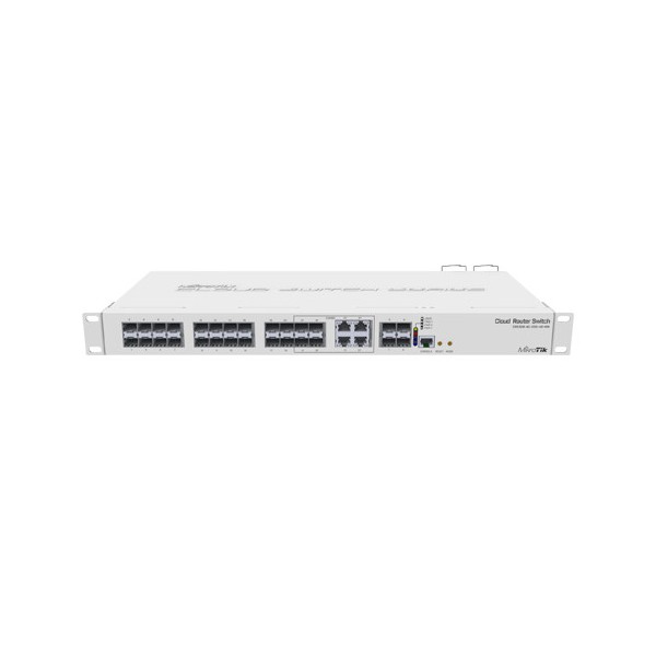 Management Switch 20 x SFP, 4 x SFP+, 4 x Combo (Gigabit sau SFP) - Mikrotik CRS328-4C-20S-4S+RM - 1
