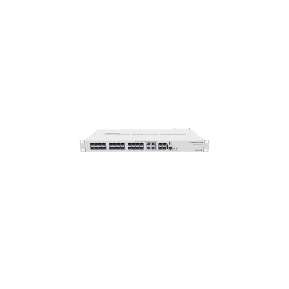 Management Switch 20 x SFP, 4 x SFP+, 4 x Combo (Gigabit sau SFP) - Mikrotik CRS328-4C-20S-4S+RM - 1