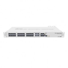 Management Switch 20 x SFP, 4 x SFP+, 4 x Combo (Gigabit sau SFP) - Mikrotik CRS328-4C-20S-4S+RM - 1