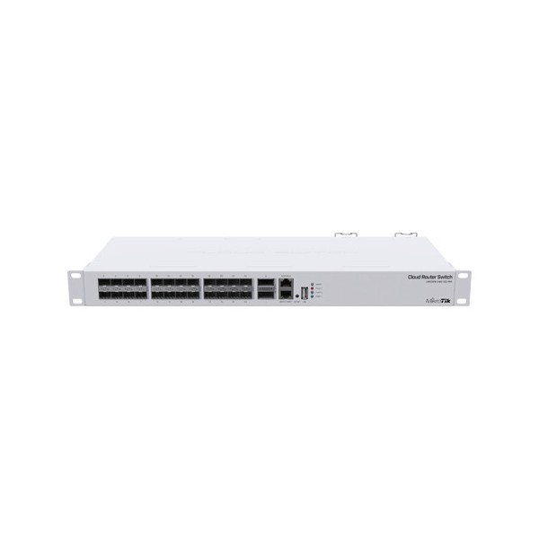 Management Switch 24 x SFP+ 10Gbps, 2 x QSFP+ 40Gbps - Mikrotik CRS326-24S+2Q+RM - 1