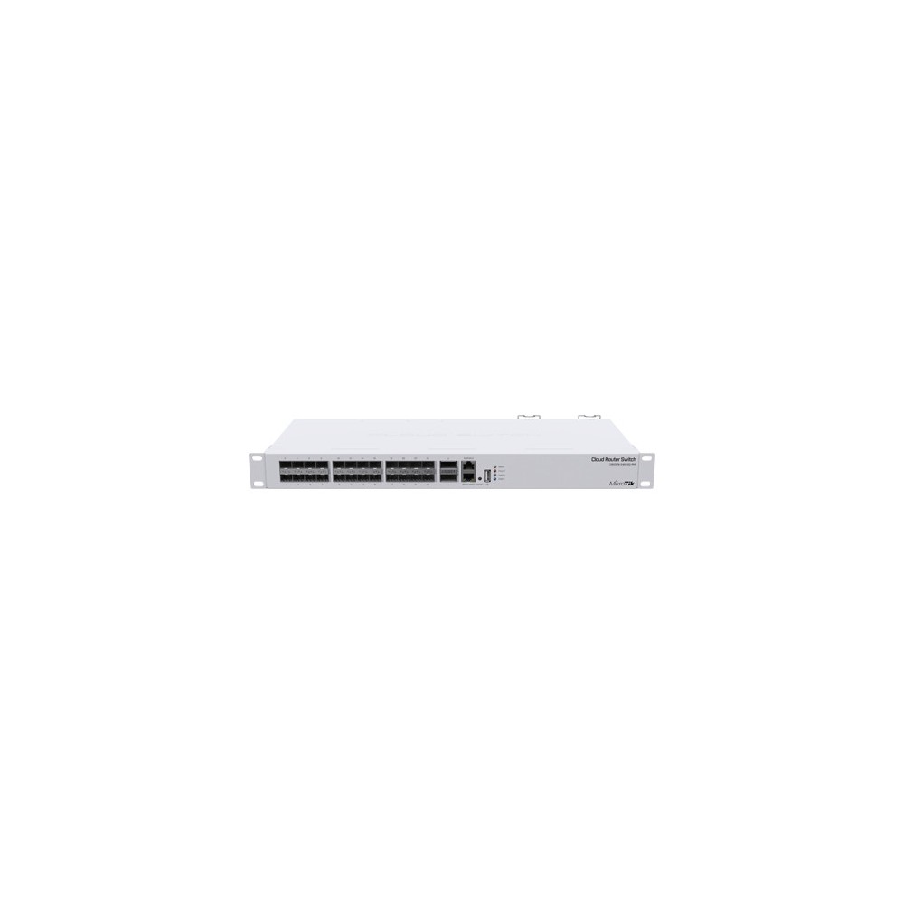 Management Switch 24 x SFP+ 10Gbps, 2 x QSFP+ 40Gbps - Mikrotik CRS326-24S+2Q+RM - 1