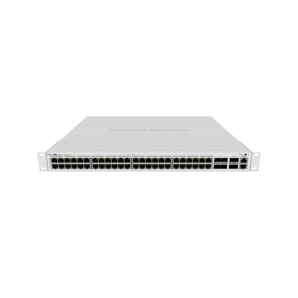 Management Switch 48 x Gigabit PoE+ OUT 700W, 4 x 10G SFP+, 2 x 40G QSFP+ - Mikrotik CRS354-48P-4S+2 - 1
