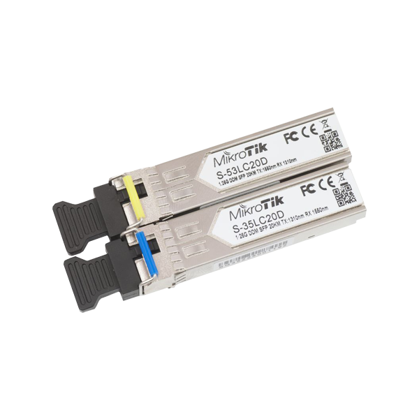 Pereche de module SFP, S-35LC20D + S-53LC20D - Mikrotik S-3553LC20D - 1
