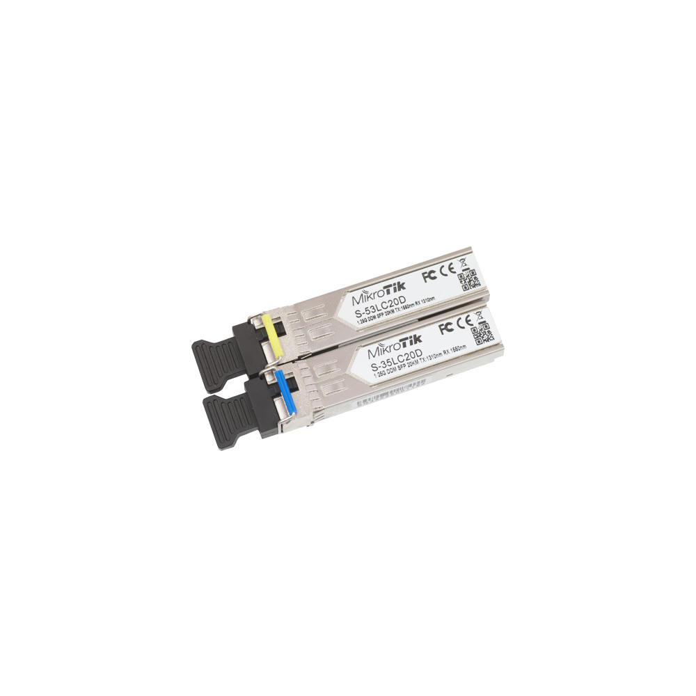 Pereche de module SFP, S-35LC20D + S-53LC20D - Mikrotik S-3553LC20D - 1