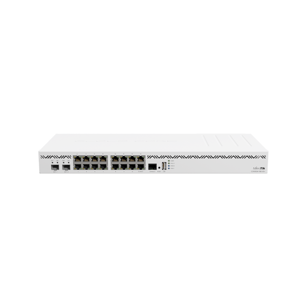 Cloud Core Router, 16 x Gigabit, 2 x SFP+, RouterOS L6, 1U - MikroTik CCR2004-16G-2S+ - 1