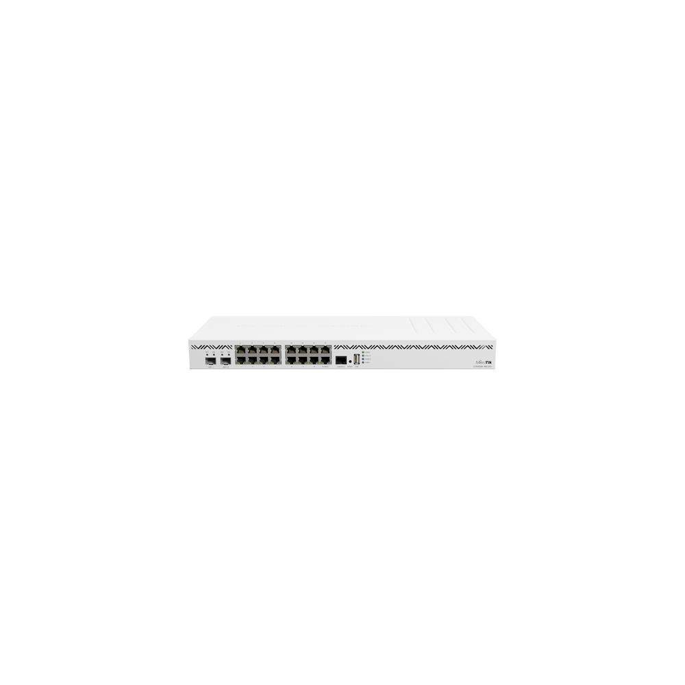 Cloud Core Router, 16 x Gigabit, 2 x SFP+, RouterOS L6, 1U - MikroTik CCR2004-16G-2S+ - 1