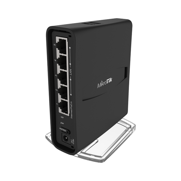 hAP acÂ², 5 x Gigabit, 802.11b/g/n 2.4Ghz, 802.11an/ac 5GHz, USB - MikroTik RBD52G-5HacD2HnD-TC - 1