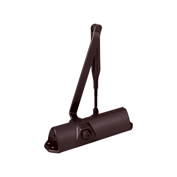 Amortizor hidraulic maro inchis cu brat articulat - DORMA TS68-BROWN - 1