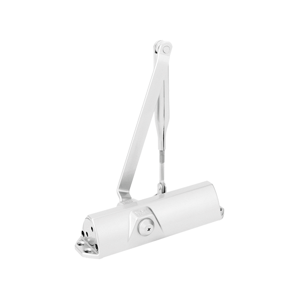 Amortizor hidraulic alb RAL9016 cu brat articulat - DORMA TS68-WHITE - 1