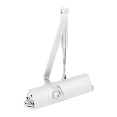 Amortizor hidraulic alb RAL9016 cu brat articulat - DORMA TS68-WHITE - 1