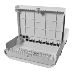 Switch netFiber 9, 4 x SFP+ 10G, 5 x SFP 1G, 1 x Gigabit (PoE-In), outdoor - MikroTik CRS310-1G-5S-4 - 1