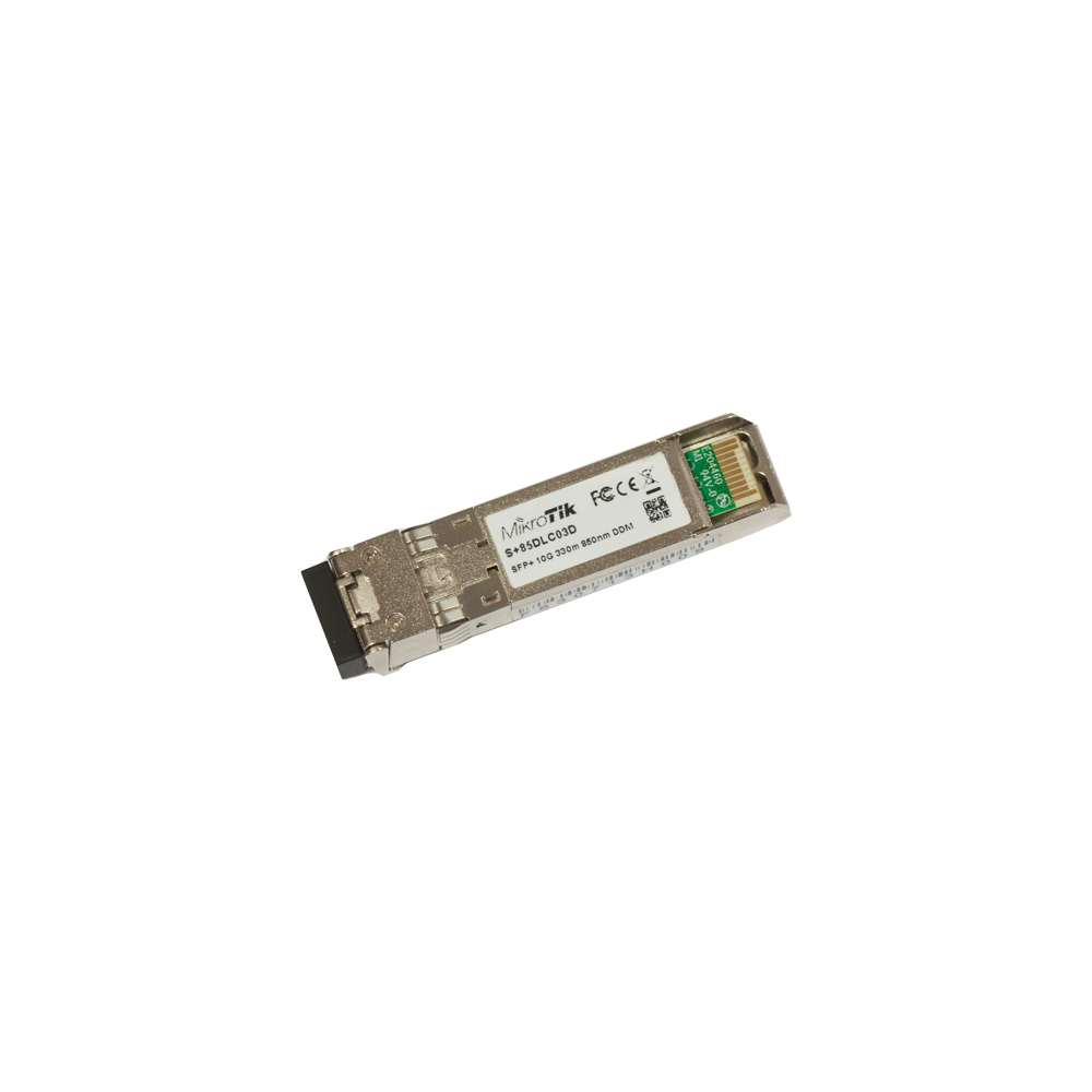 Modul SFP+ 10G MM 300m 850nm Dual LC-connector - Mikrotik S+85DLC03D - 1