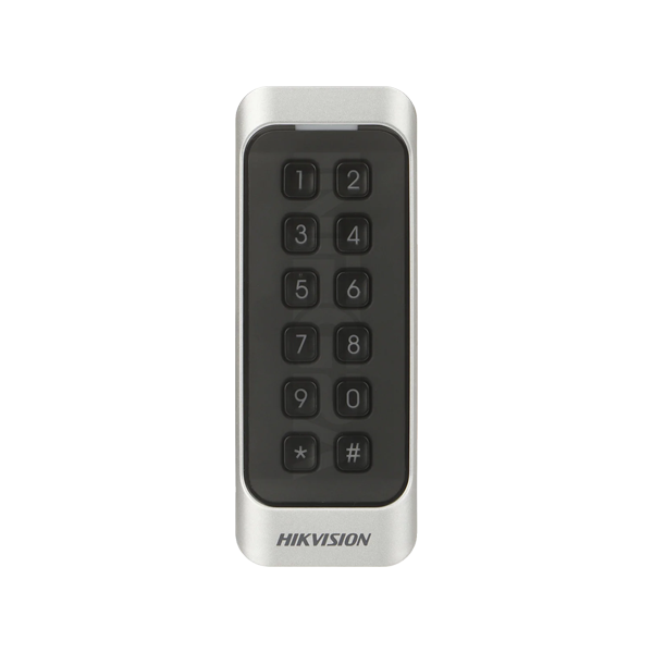 Cititor card MIFARE 13.56MHz cu tastatura integrata, 32bit - HIKVISION DS-K1107AMK - 1