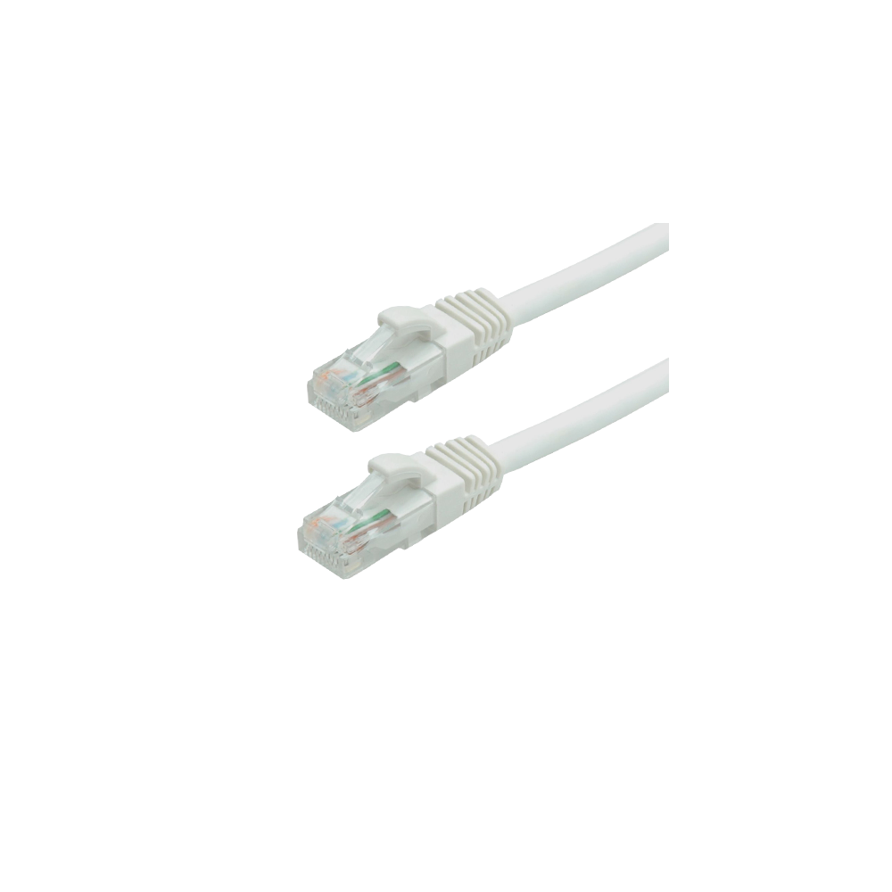 Patch cord Gigabit UTP cat6, LSZH, 0.15m, alb - ASYTECH Networking TSY-PC-UTP6-015M-W - 1