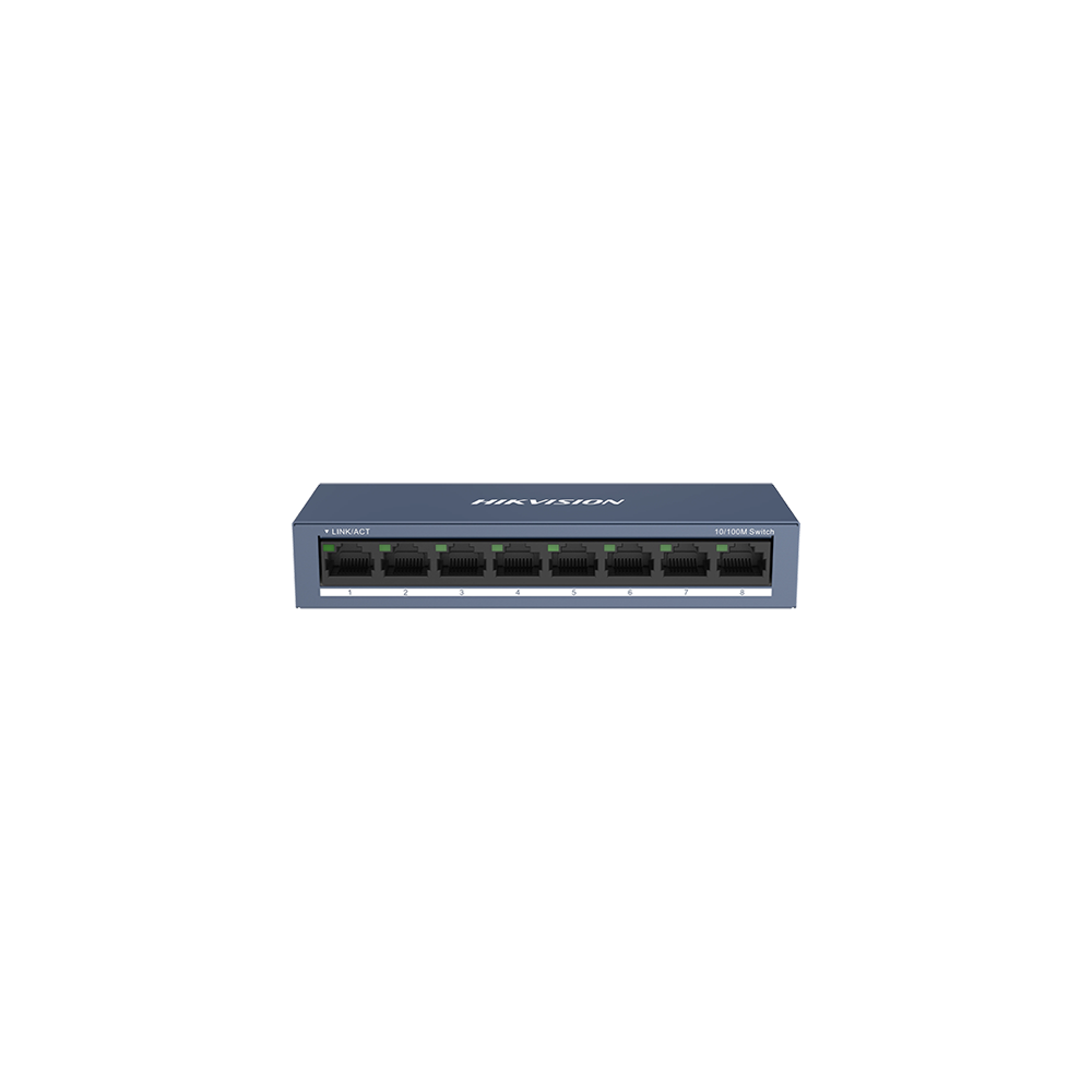 Switch 8 porturi 10/100 Mbps RJ45 - HIKVISION DS-3E0108-O - 1