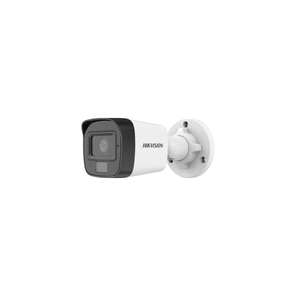 Dual Light - Camera analog 2MP, lentila 2.8mm, IR 25m, WL 20m, TVI/AHD/CVI/CVBS, Mic., IP67 - HIKVIS - 1