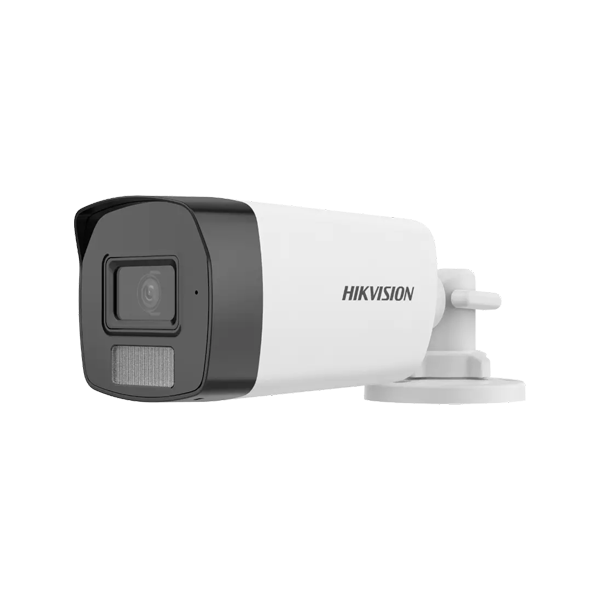 Dual Light - Camera analog 2MP, lentila 2.8mm, IR 40m, WL 40m, TVI/AHD/CVI/CVBS, Mic. - HIKVISION DS - 1