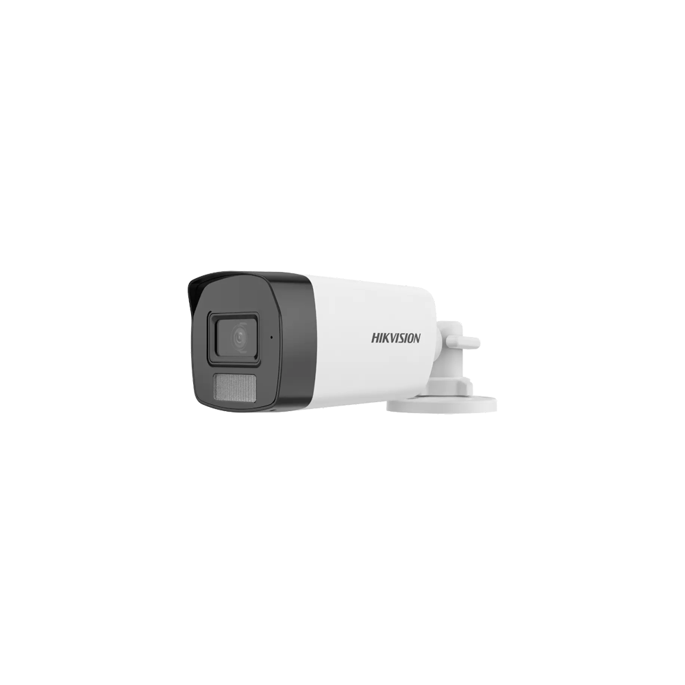 Dual Light - Camera analog 2MP, lentila 2.8mm, IR 40m, WL 40m, TVI/AHD/CVI/CVBS, Mic. - HIKVISION DS - 1