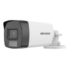 Dual Light - Camera analog 2MP, lentila 2.8mm, IR 40m, WL 40m, TVI/AHD/CVI/CVBS, Mic. - HIKVISION DS - 1