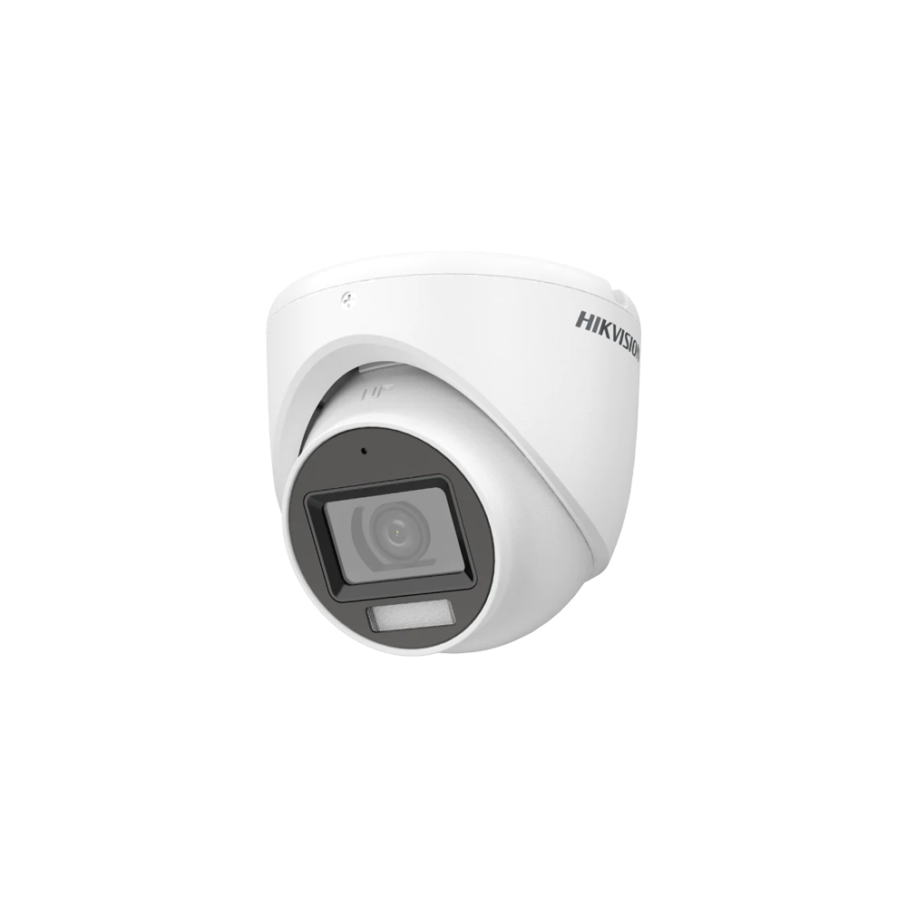 Dual Light - Camera analog 2MP, lentila 2.8mm, IR 30m, WL 20m, TVI/AHD/CVI/CVBS, Mic., IP67 - HIKVIS - 1