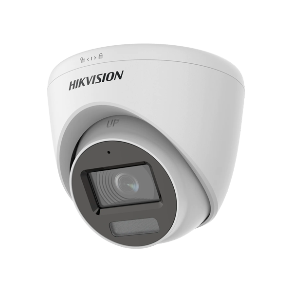 Dual Light - Camera analog 2MP, lentila 2.8mm, IR 40m, WL 20m, TVI/AHD/CVI/CVBS, Mic. - HIKVISION DS - 1