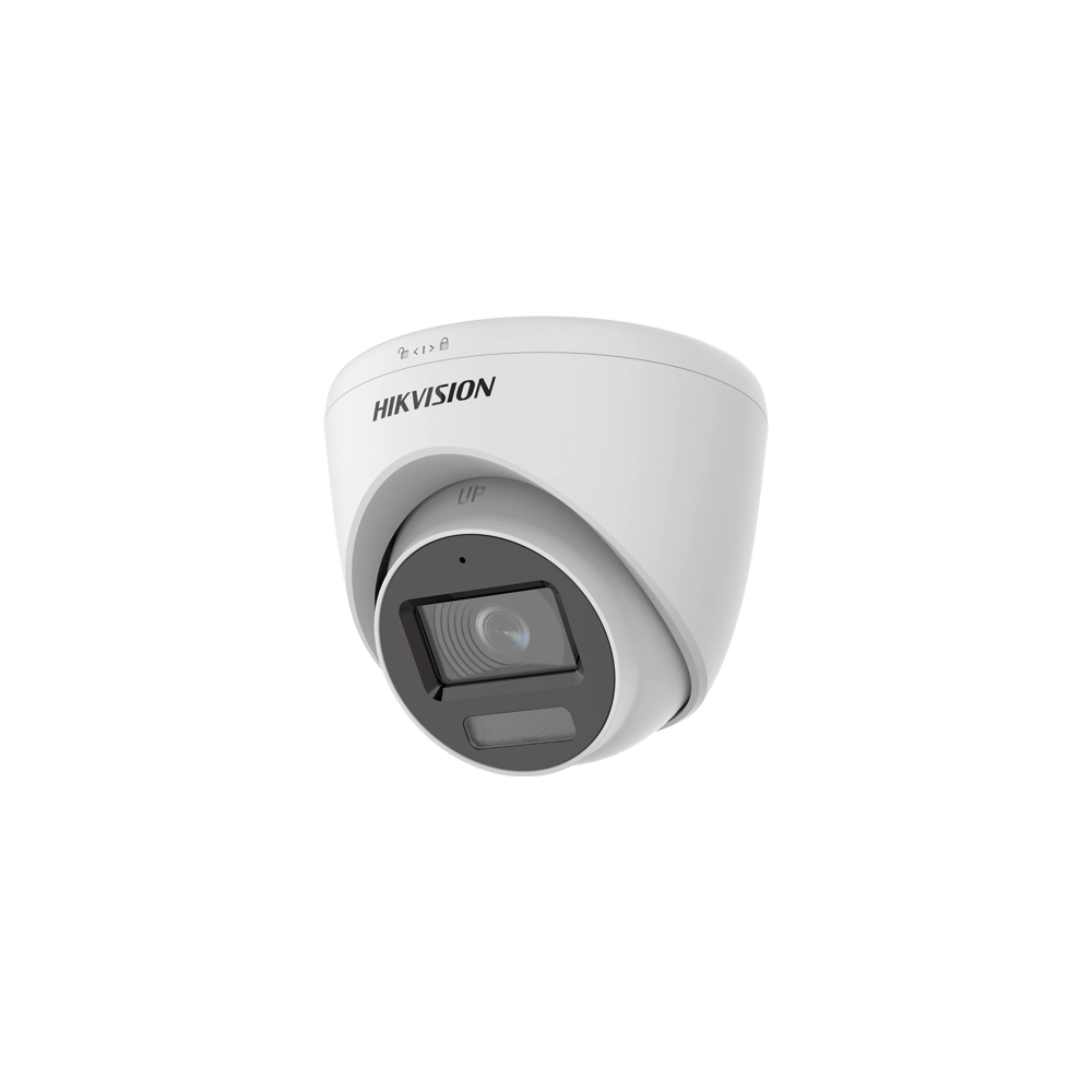 Dual Light - Camera analog 2MP, lentila 2.8mm, IR 40m, WL 20m, TVI/AHD/CVI/CVBS, Mic. - HIKVISION DS - 1